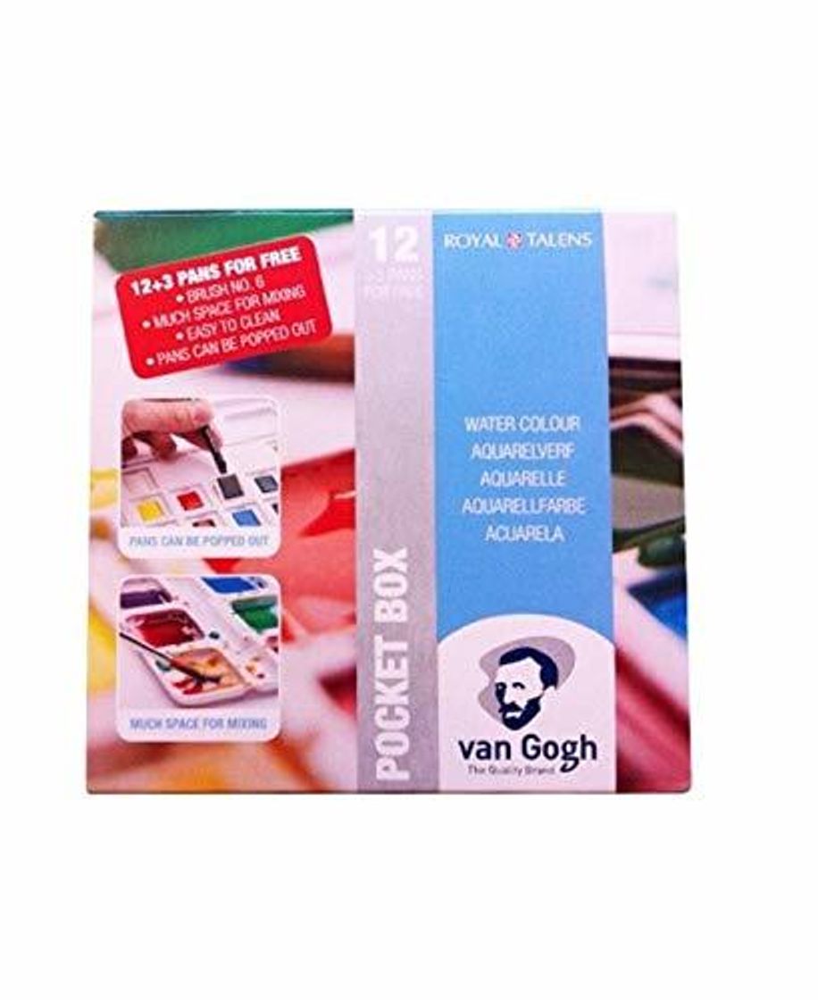 Social Estuche Pocket Box 12+3 Acuarela Van Gogh