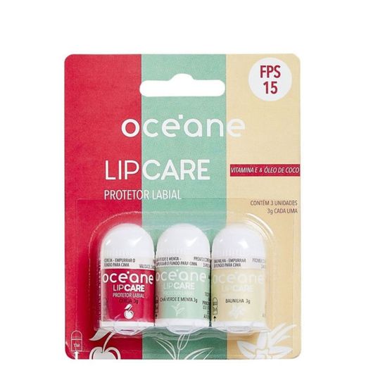 Kit Océane LipCare - Protetores Labiais 3x3g