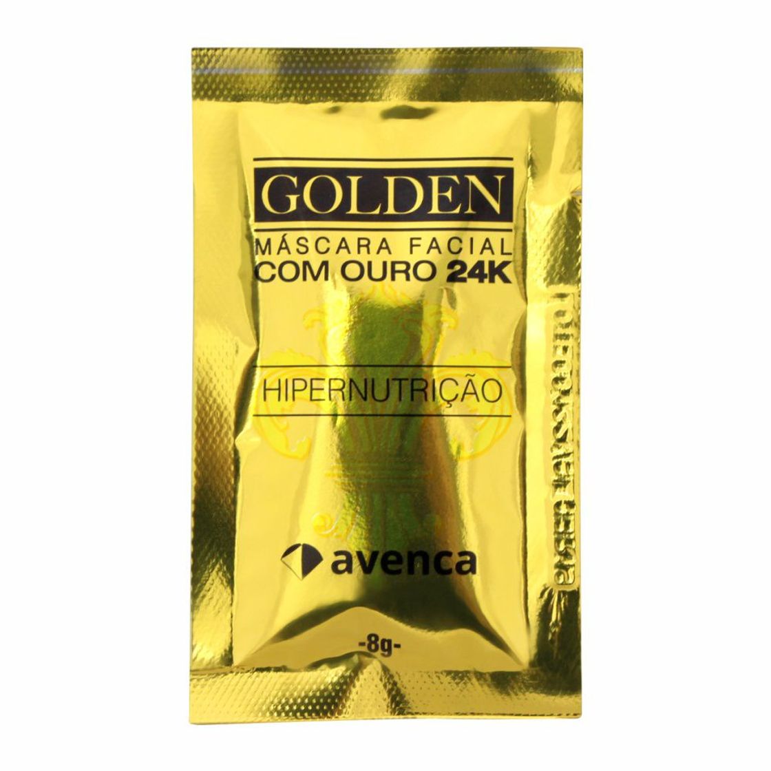 Fashion Máscara Facial Golden Avenca com Ouro 24K Sachê 8g