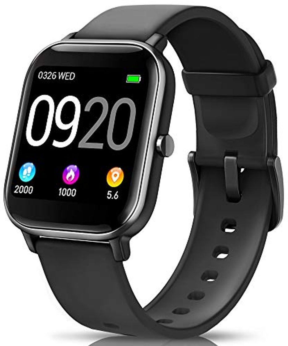 Social NAIXUES Smartwatch, Reloj Inteligente Impermeable IP67 Reloj Deportivo 1.4" Pantalla Táctil Completa
