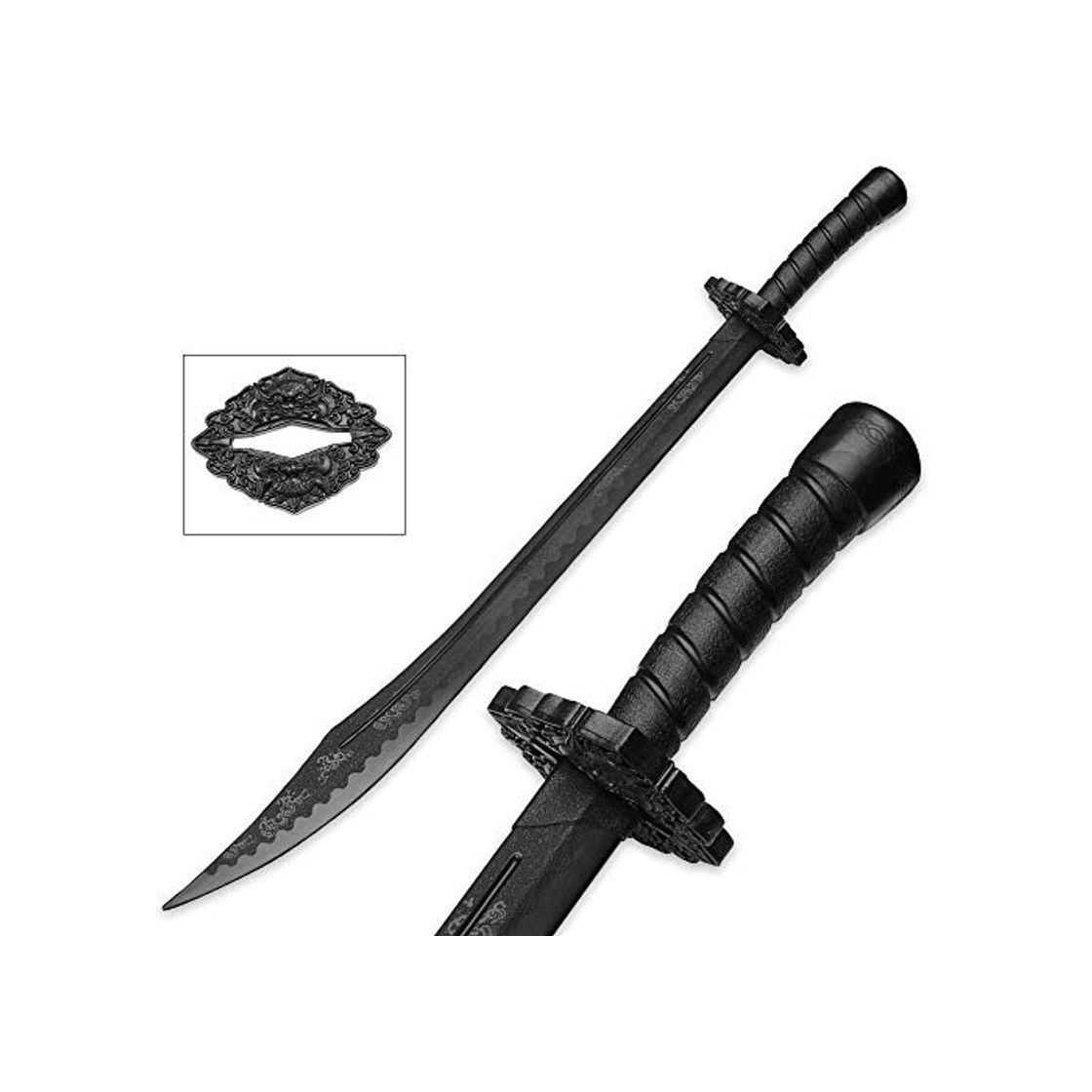 Product Artes Marciales Negro Polipropileno Plástico Kung Fu Broadsword Entrenamiento Espada