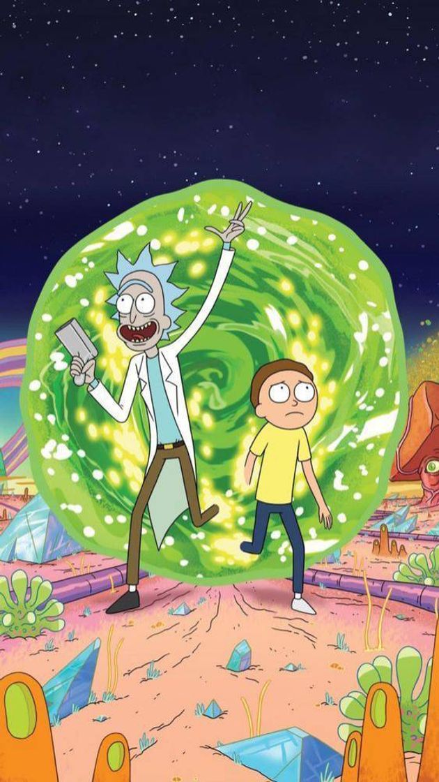 Moda Wallpaper Rick and Morty