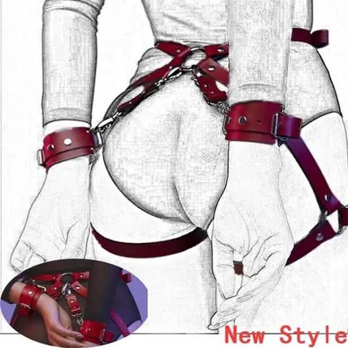 Fashion Brinquedos eróticos para adultos Jogos BDSM Sex Bondage Alge