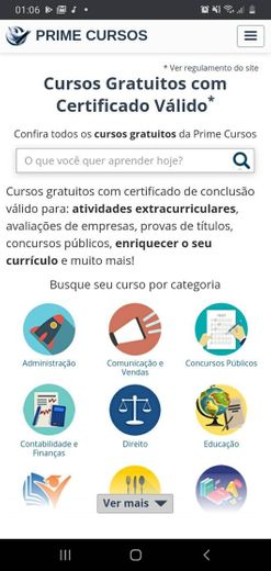 PRIME CURSOS - Cursos GRÁTIS, online e com certificado!