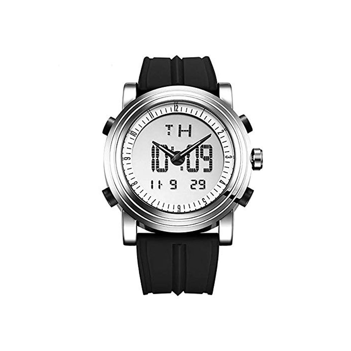 Moda SINOBI Sport Military Rubber Relojes Digitales de Cuarzo y de Cuarzo para