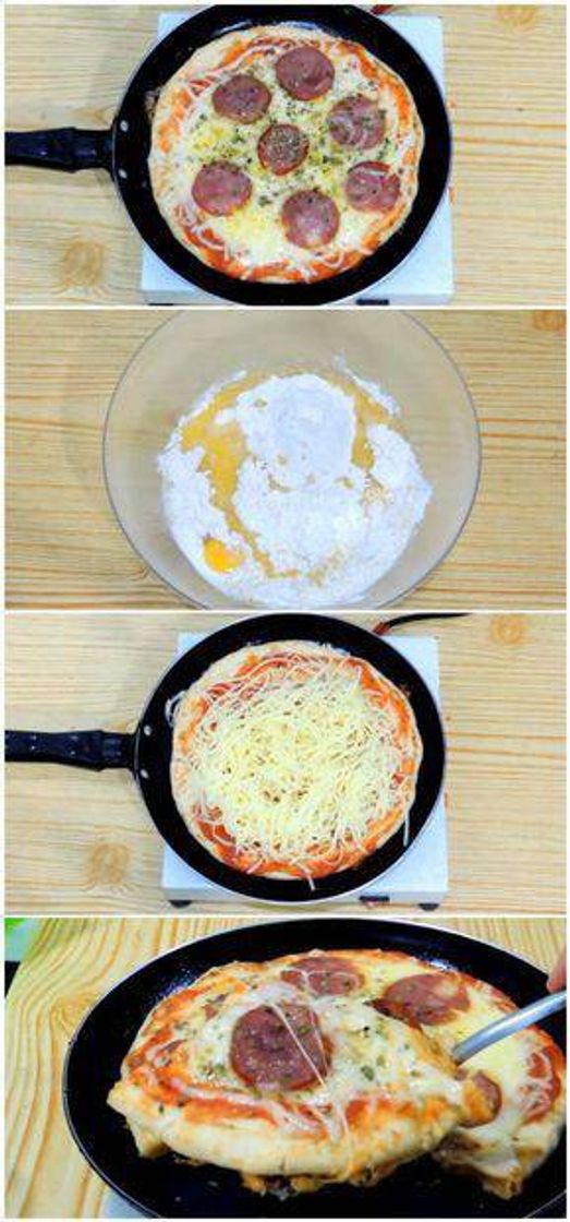 Fashion Receita Pizza de frigideira