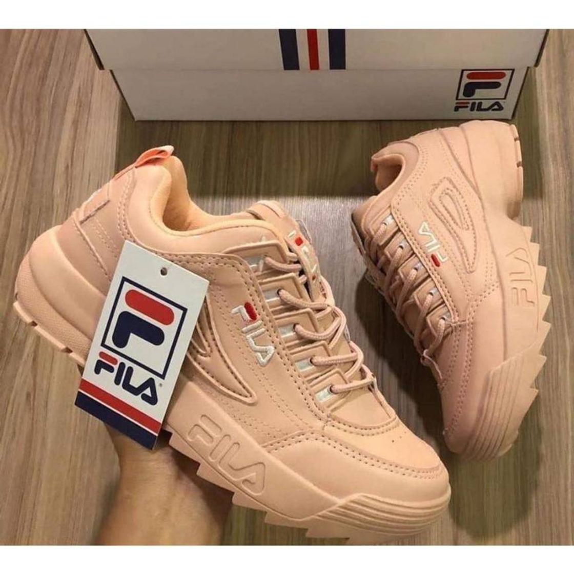 Fashion Tênis Fila Disruptor Rose