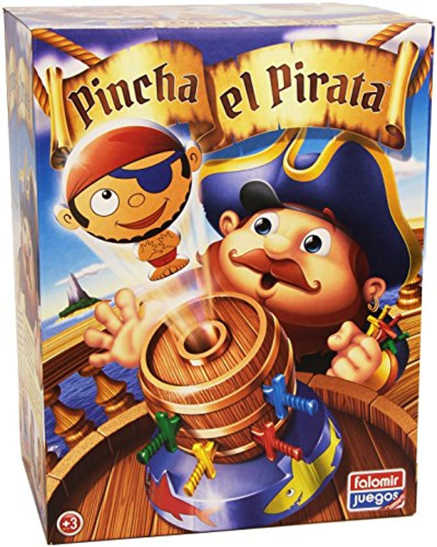 Producto Falomir- Pincha el Pirata Juego de Mesa, Multicolor, única