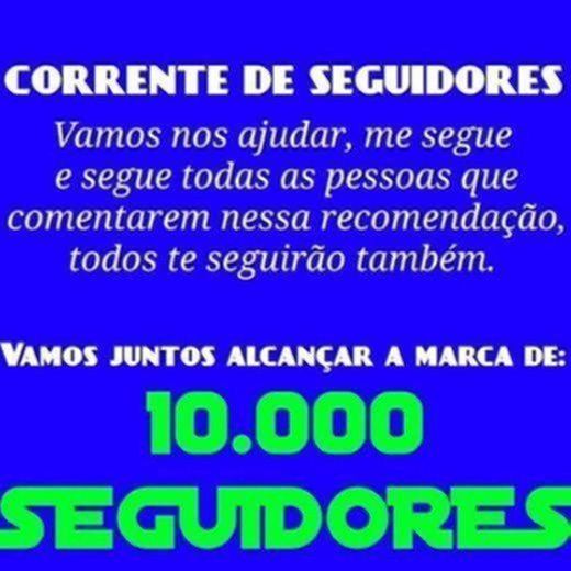 CORRENTE DE SEGUIDORES