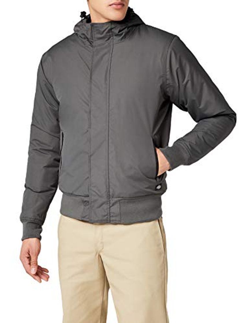 Social Dickies Cornwell, Abrigo impermeable para Hombre, Gris