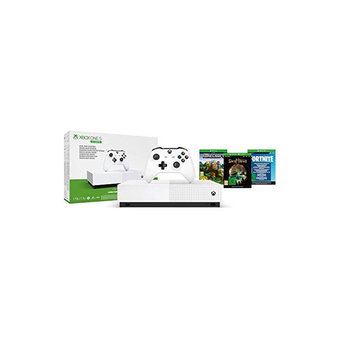 Electronic Microsoft - Xbox One S 1 TB All-Digital Edition, Fortnite