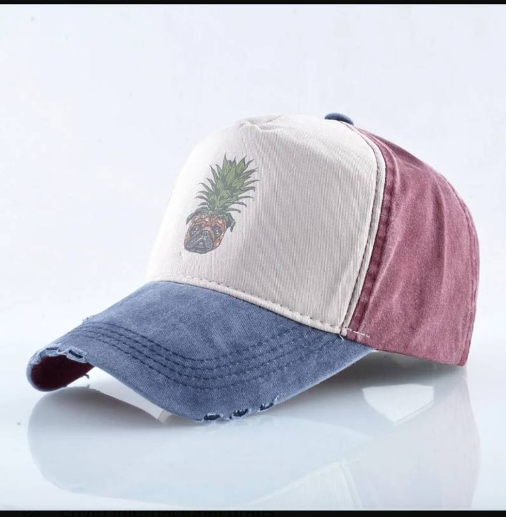 Fashion Unisex Piña pug Gorra De Béisbol💖