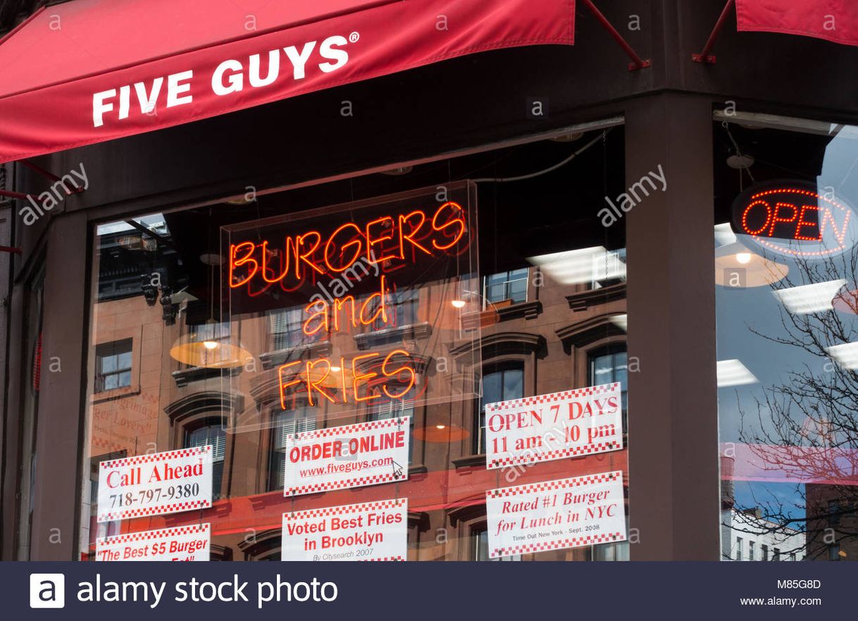 Restaurantes Five Guys Brooklyn - Park Slope
