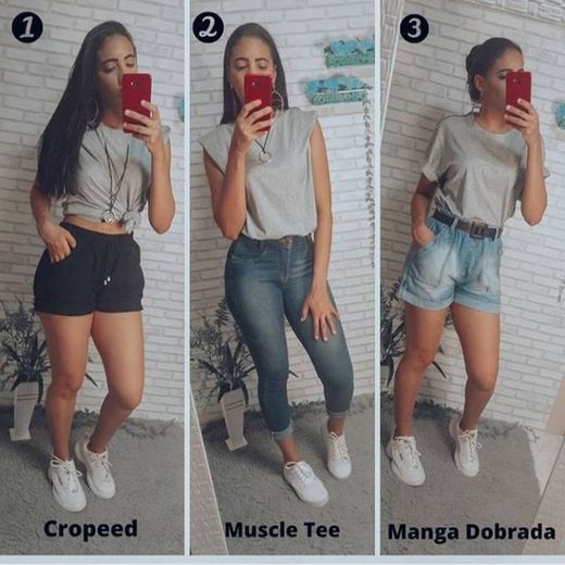 1 look 3 opções 