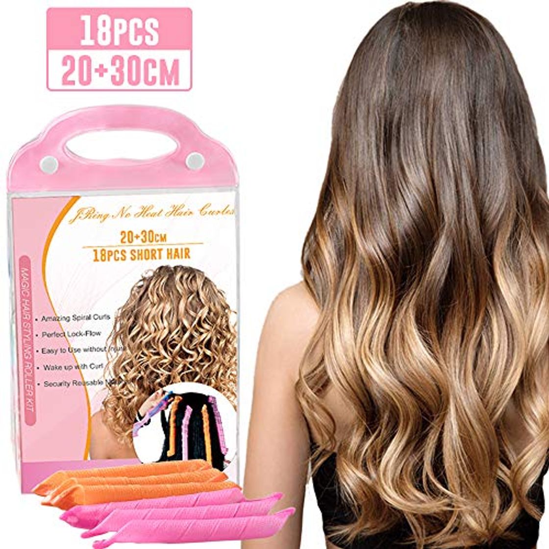 Social Juego de rizadores de pelo mágico, JRing DIY con gancho de estilo