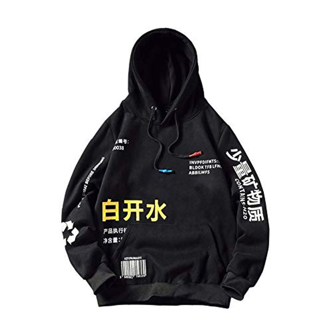 Moda LHZHH Hoodie para Hombre Sudaderas Fleece Moda Harajuku Japonesa Streetwear Hip Hop