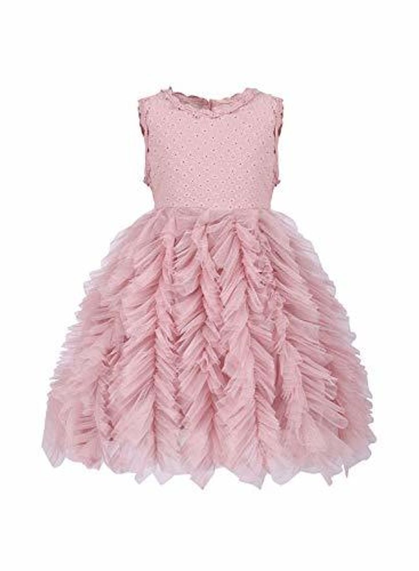 Lugares Zedde Vestido Niña 2-11 Años Ceremonia de Fiesta Bodas Elegante Tutu Dama