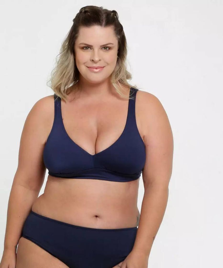 Moda Biquíni Feminino Avulso Sem Bojo Plus Size Banho de Mar

