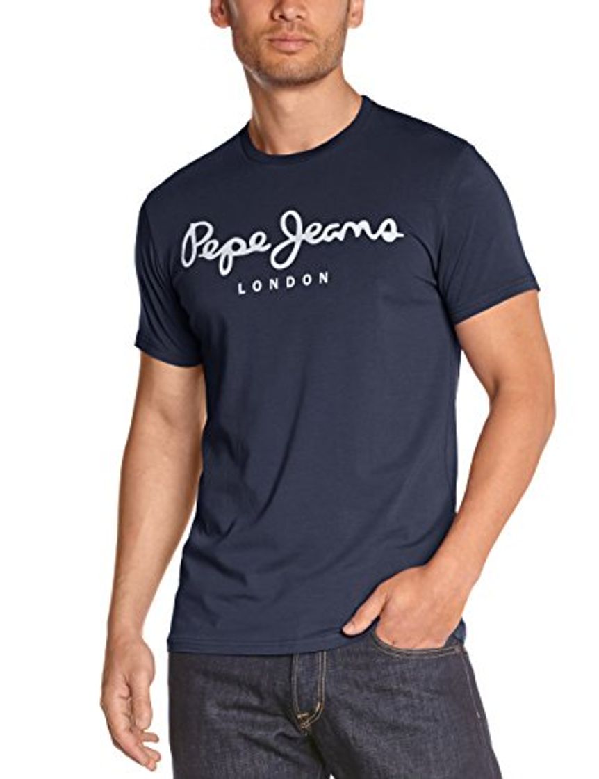 Social Pepe Jeans Original Stretch Camiseta, Azul
