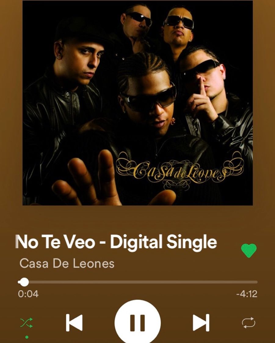 Canción No Te Veo - Digital Single