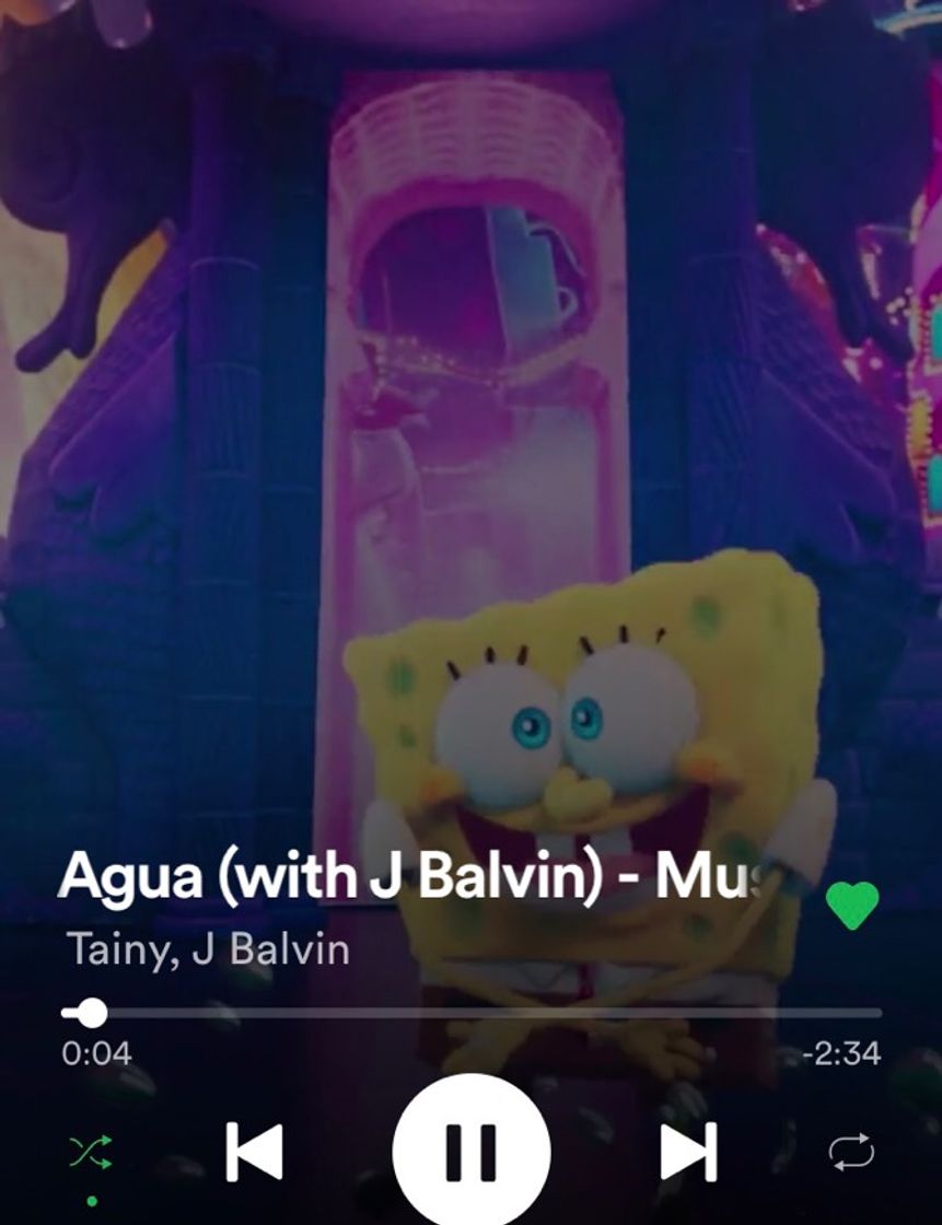 Canción Agua (with J Balvin) - Music From "Sponge On The Run" Movie