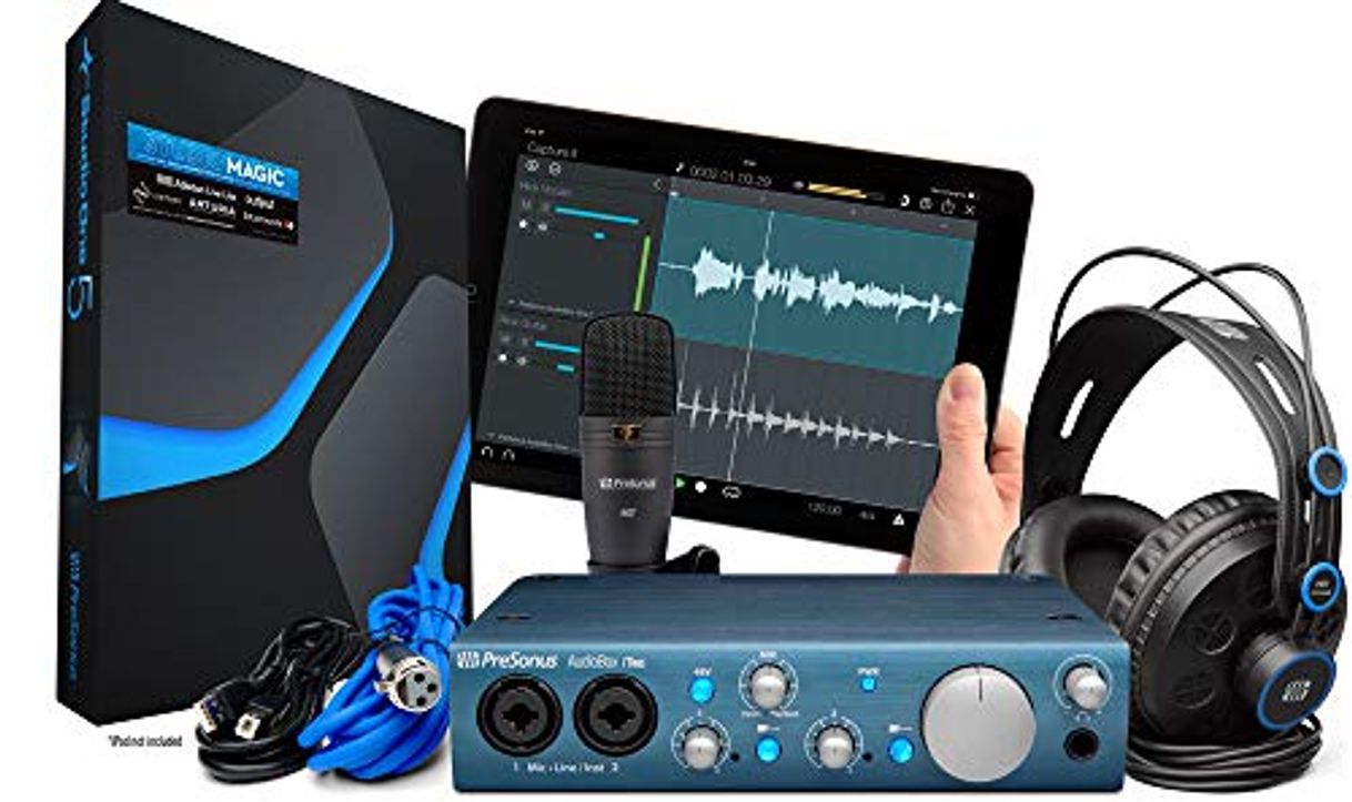 Producto PreSonus AudioBox iTwo Studio USB 2.0 Recording Bundle with Interface