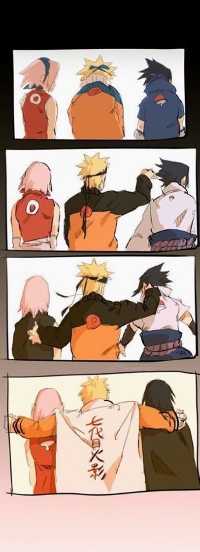 Moda ✨A EVOLUÇÃO DE NARUTO, SASUKE E SAKURA 😎🤝✨