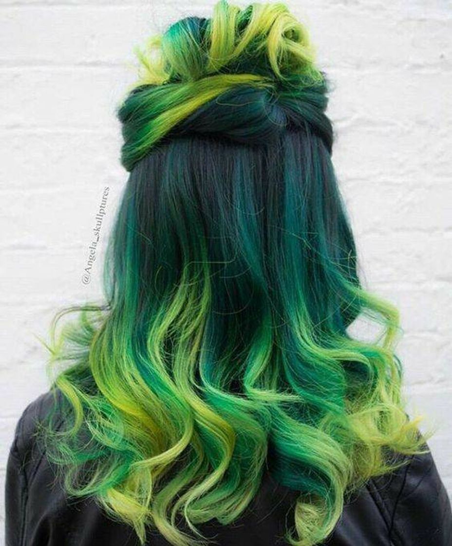 Moda Cabelo verde