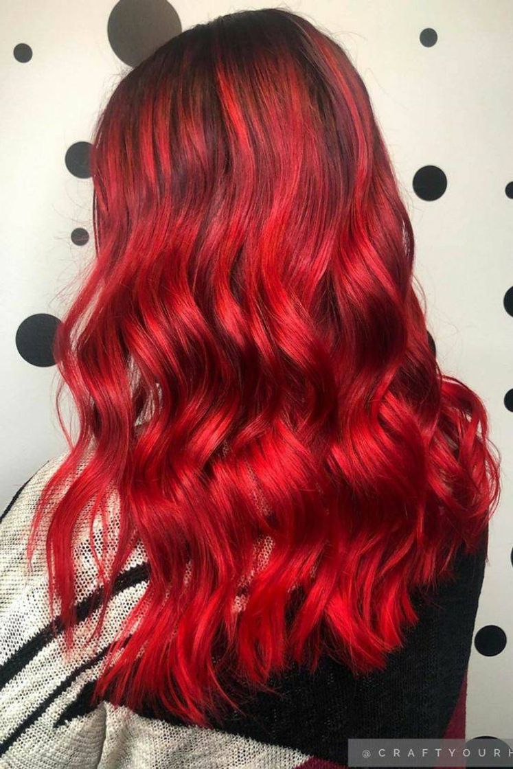 Moda Cabelo vermelho 