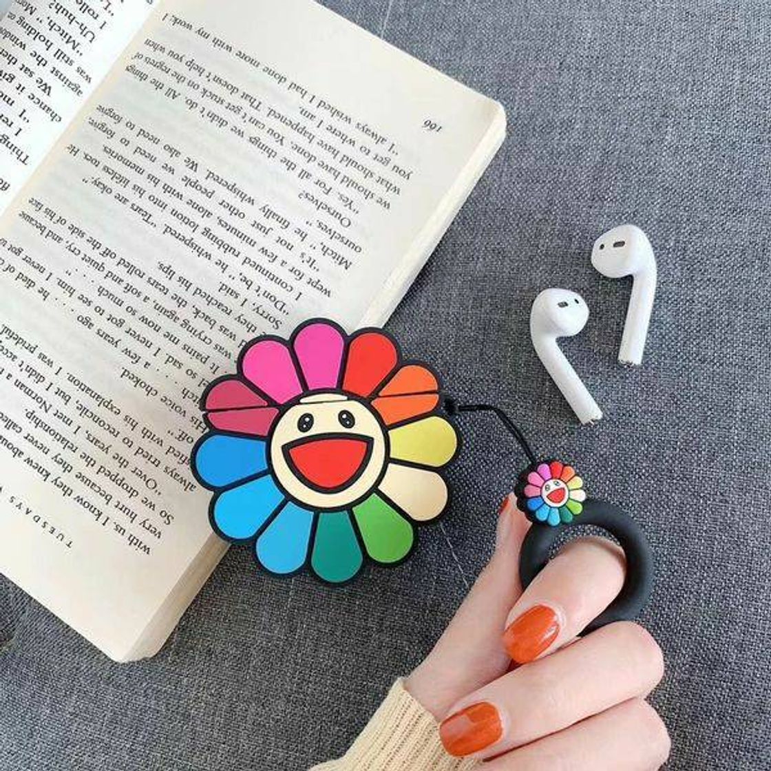 Fashion AirPods Case flor colorida 