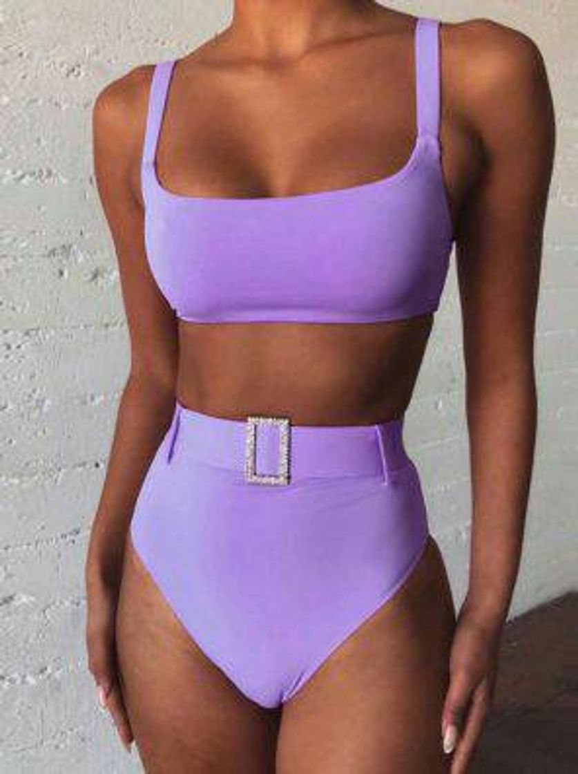 Moda Biquini roxo 