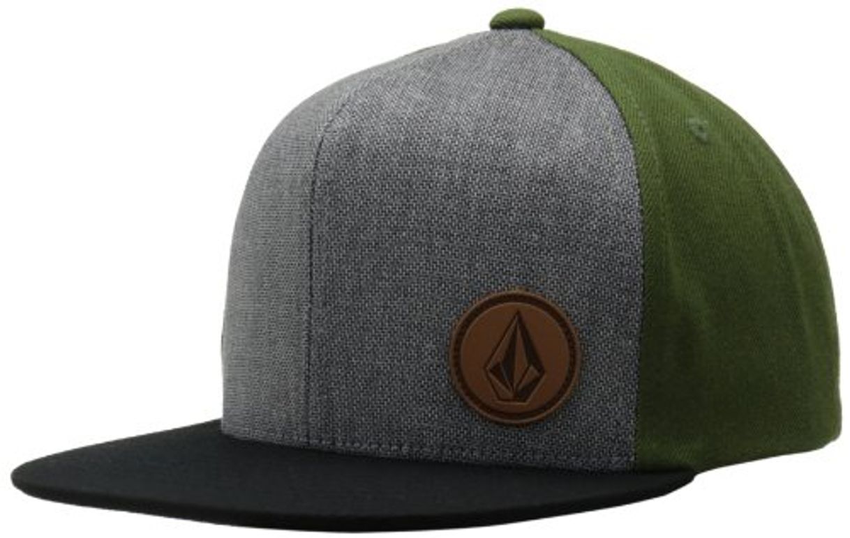 Moda Volcom Cap Upper Corner Stone Hat Gorra, Hombre, Verde, DE