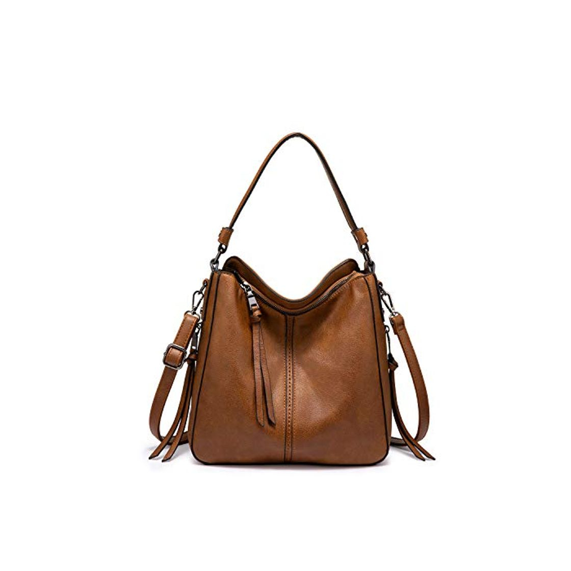 Fashion Realer Bolso Mujer Hobo Casual Bolsos Bandolera Sintetico Bolsos de Hombro Cuero