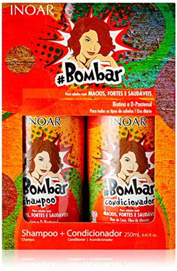 Product Inoar Dúo Bombar Champú y Acondicionador con Biotina y D-Pantenol