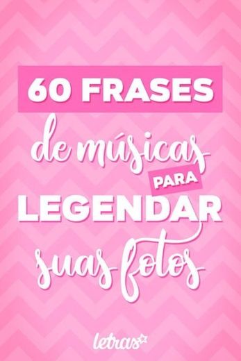 Frases de músicas para legendas