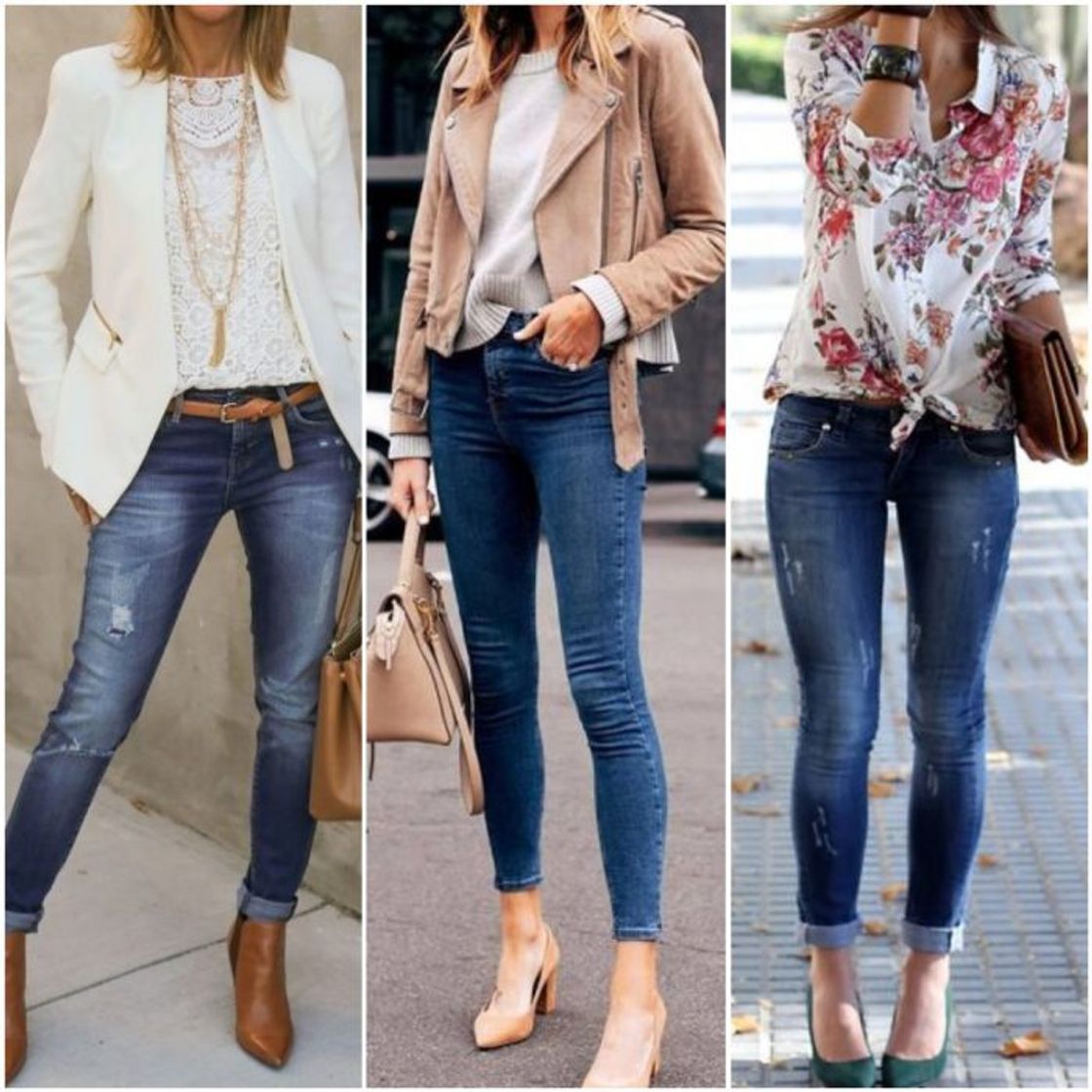 Moda Outfits Mujer con jeans ajustado 2020