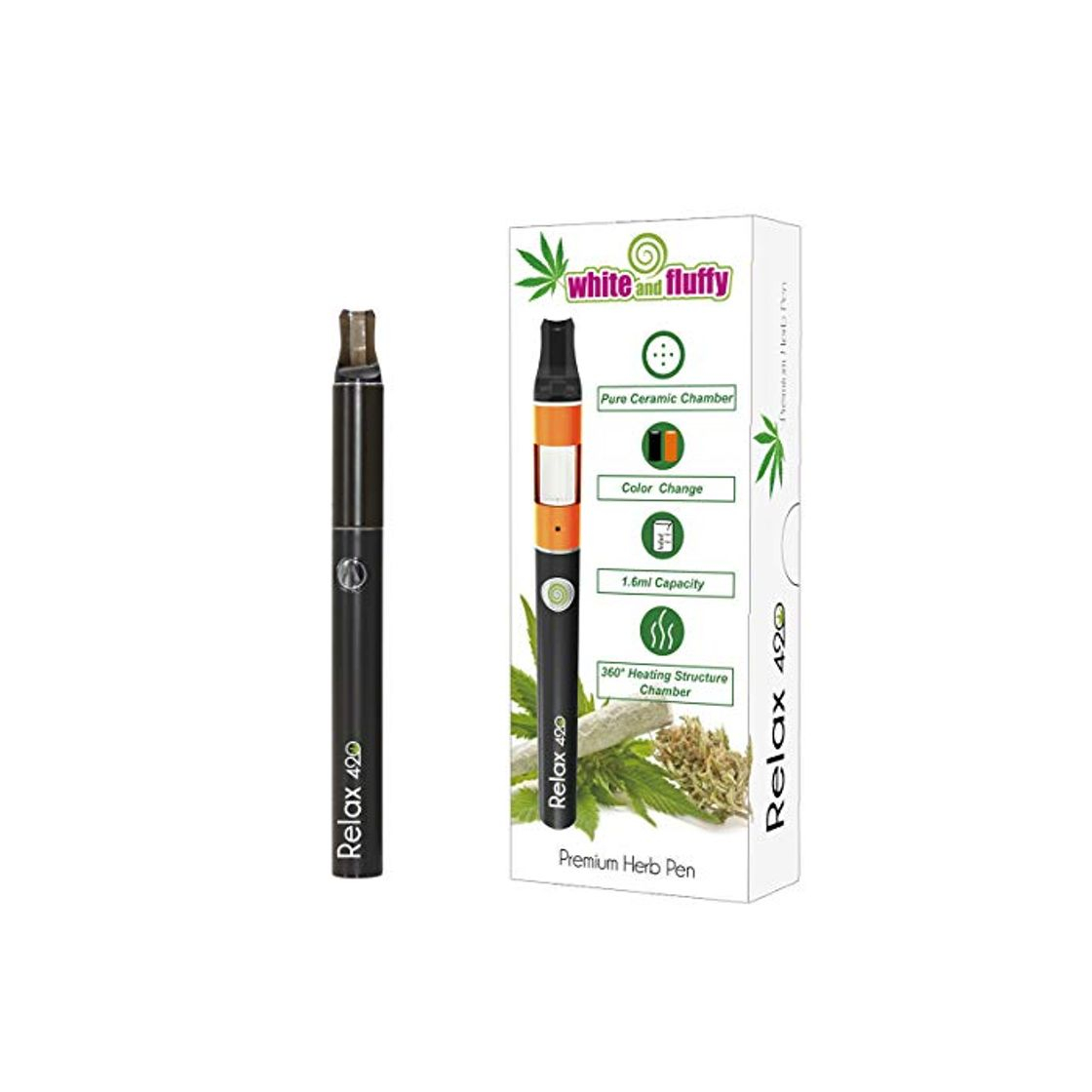 Social White and Fluffy® vaporizador • Test: 1,6