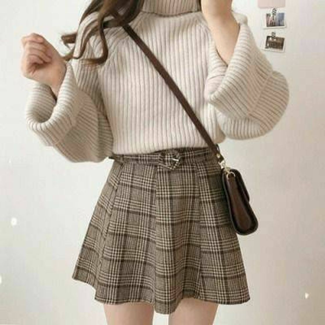 Fashion look soft girl school!