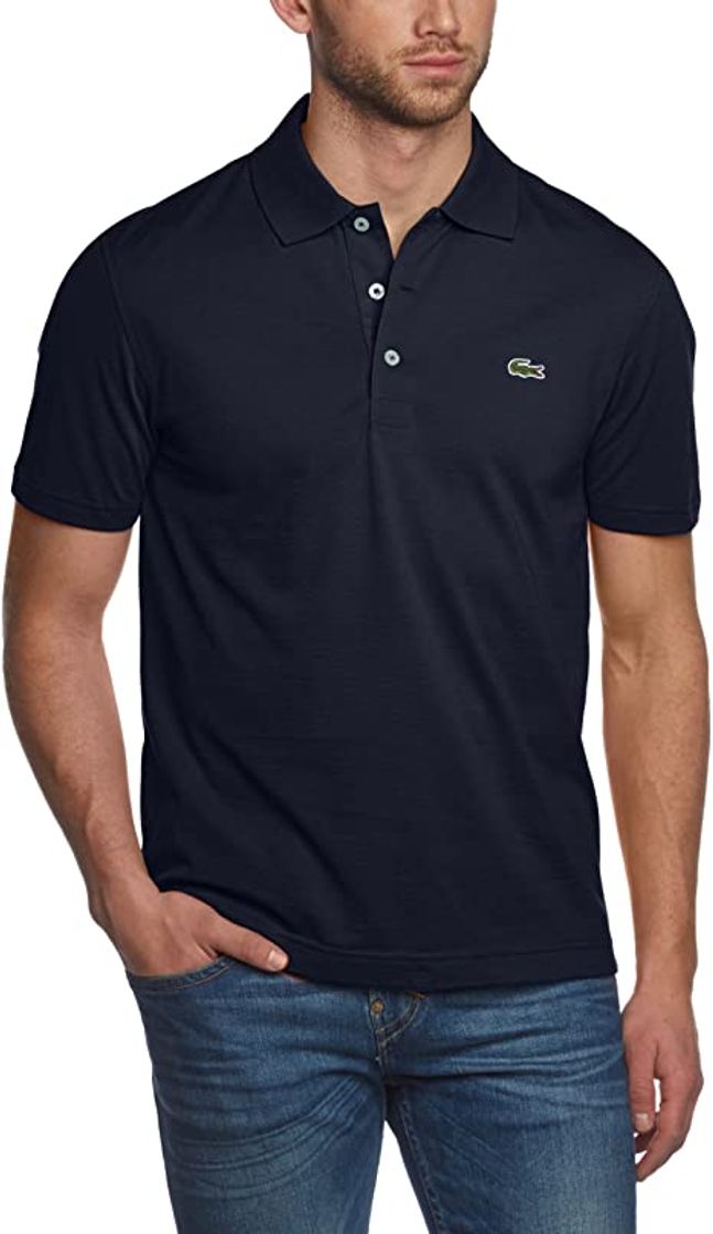 Products Lacoste L1230, Polo de Manga Corta para Hombre, Azul