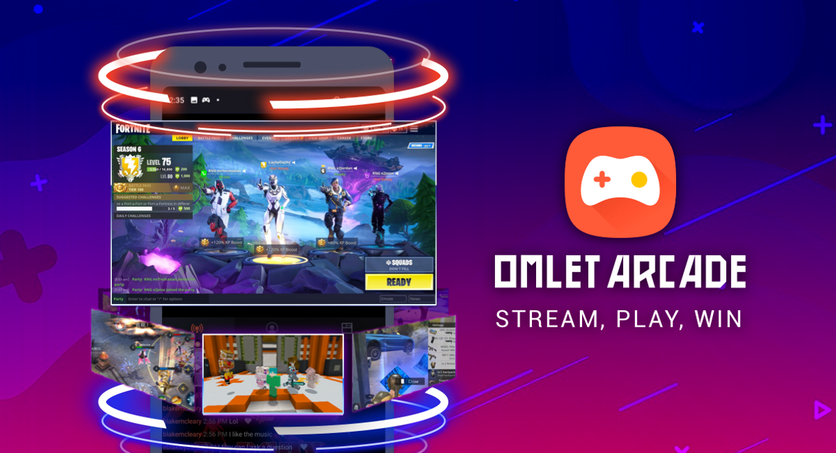 App Omlet Arcade: Livestream Games