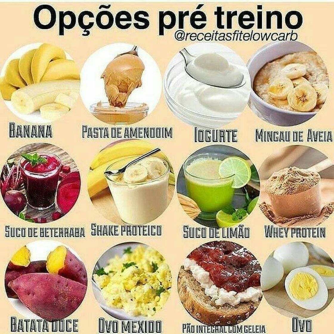 Moda Opções pré-treino.