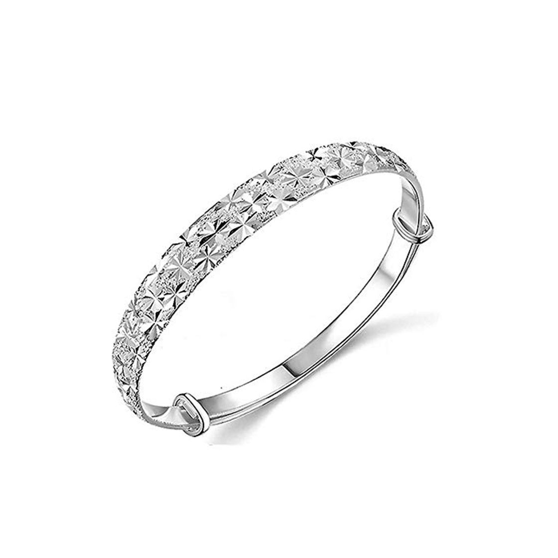 Producto Hosaire Pulsera de Plata de Cielo Estrellado Metal-Ajustable Diámetro 60-70mm Pulsera de