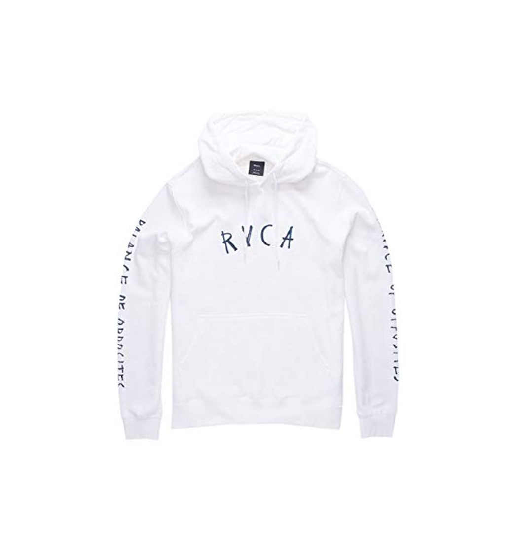 Moda RVCA Men's ANP Pack Long Sleeve Hoodie White XL