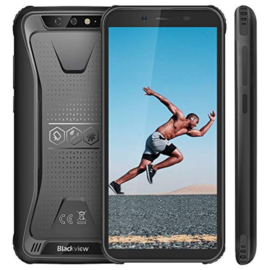 Lugar Blackview BV5500 (2020) Móvil Libre Resistente IP68 Impermeable Smartphone de 5.5" (13.9cm)