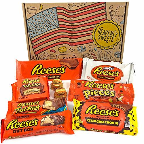 Social Heavenly Sweets Scatola di Snack al Cioccolato Americani Reese's - Scelta di