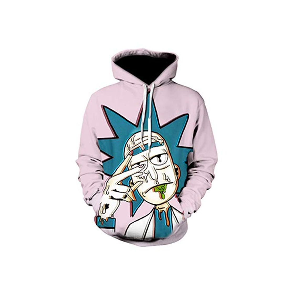 Fashion Etoilemer Rick Morty Sudadera con Capucha Hombre Mujer Impresión en 3D Divertido