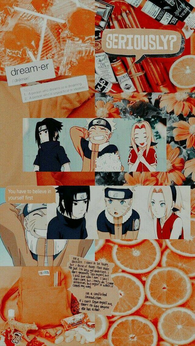 Fashion naruto orange wallpaper 🍉