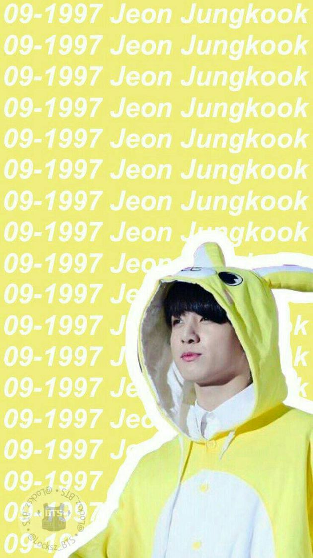 Fashion jeon jungkook yellow wallpaper 🍉