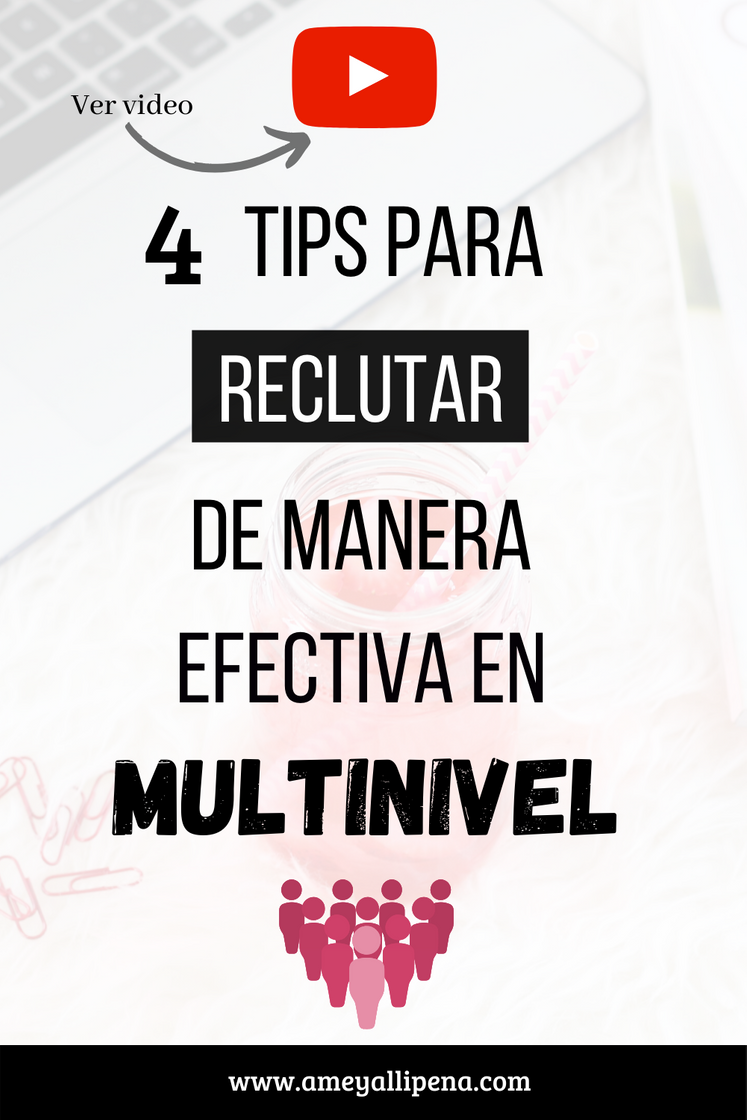 Fashion 4 tips para reclutar de manera efectiva en mercadeo red