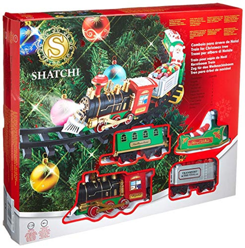 Producto SHATCHI Juego de Tren de Navidad Alrededor del árbol de Navidad decoración